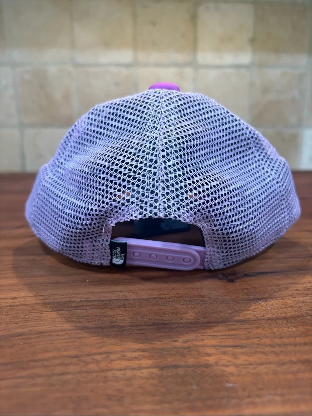 The North Face Kids Purple Mesh Trucker Hat